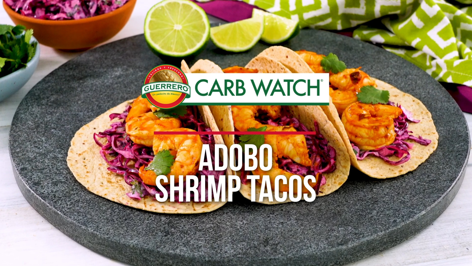 Adobo Shrimp Tacos video image