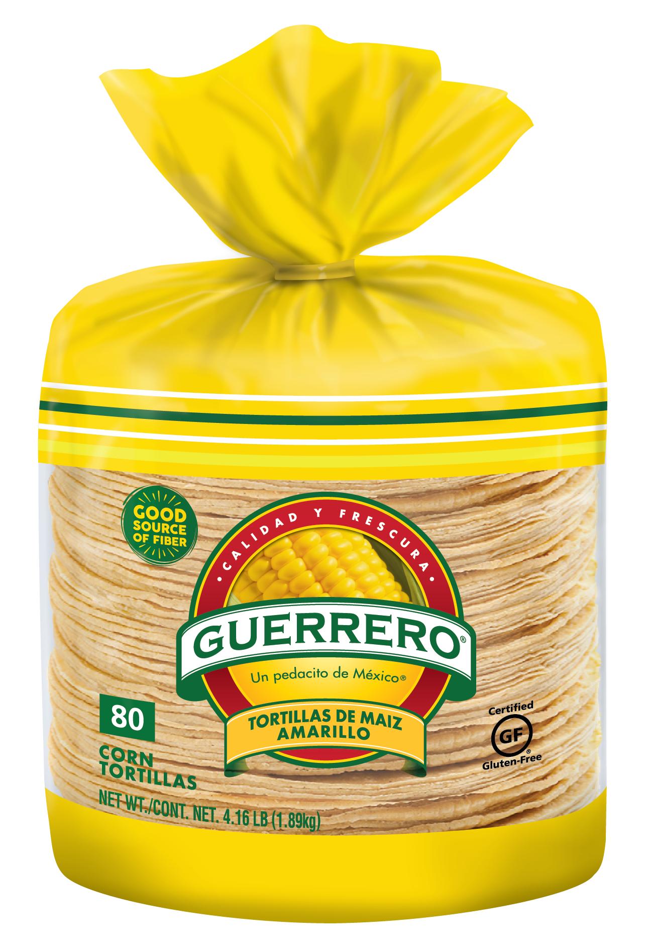 Yellow Corn Tortillas Guerrero Tortillas