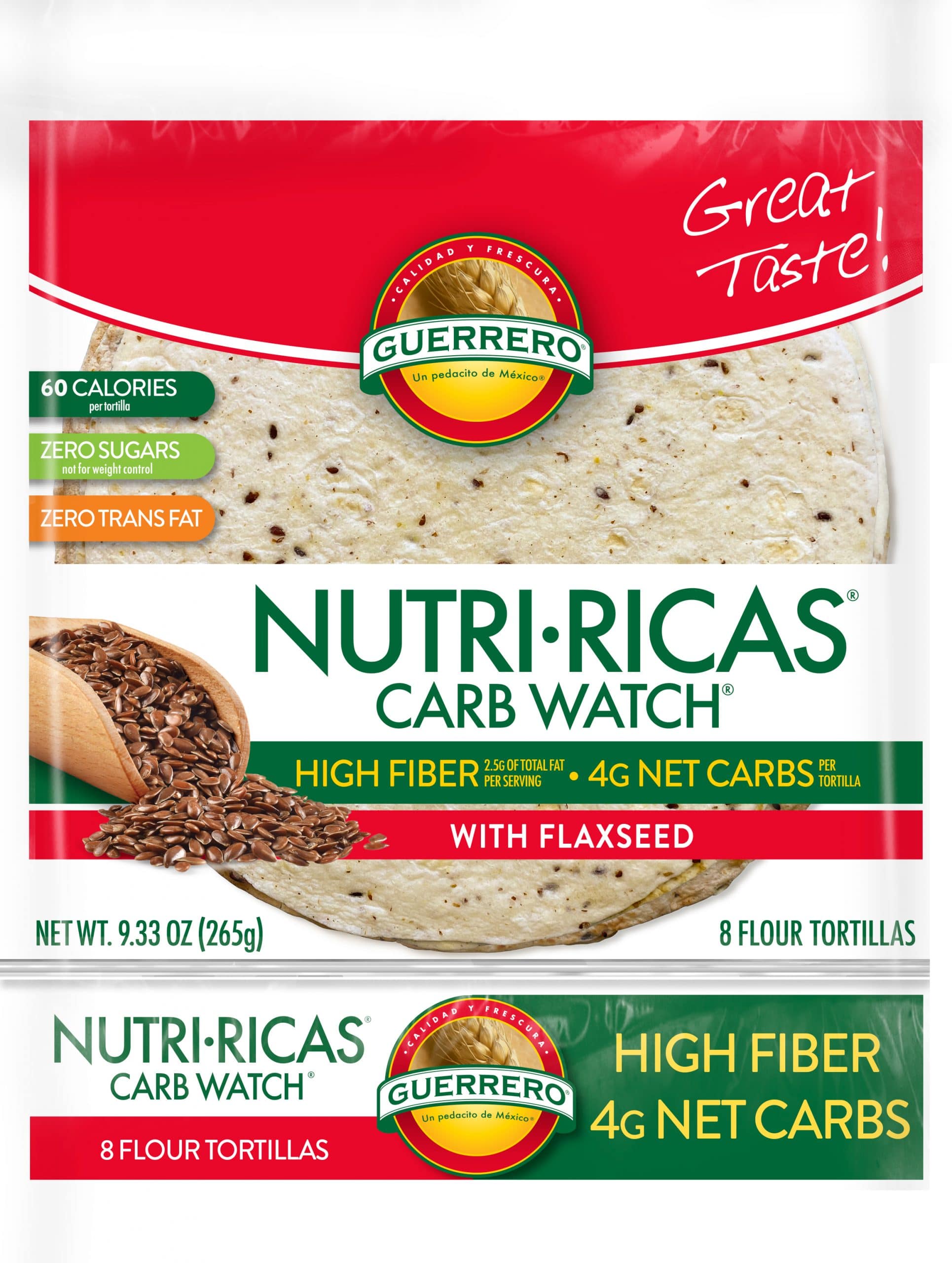 Tortillas de Harina Nutri-Ricas Carb Watch