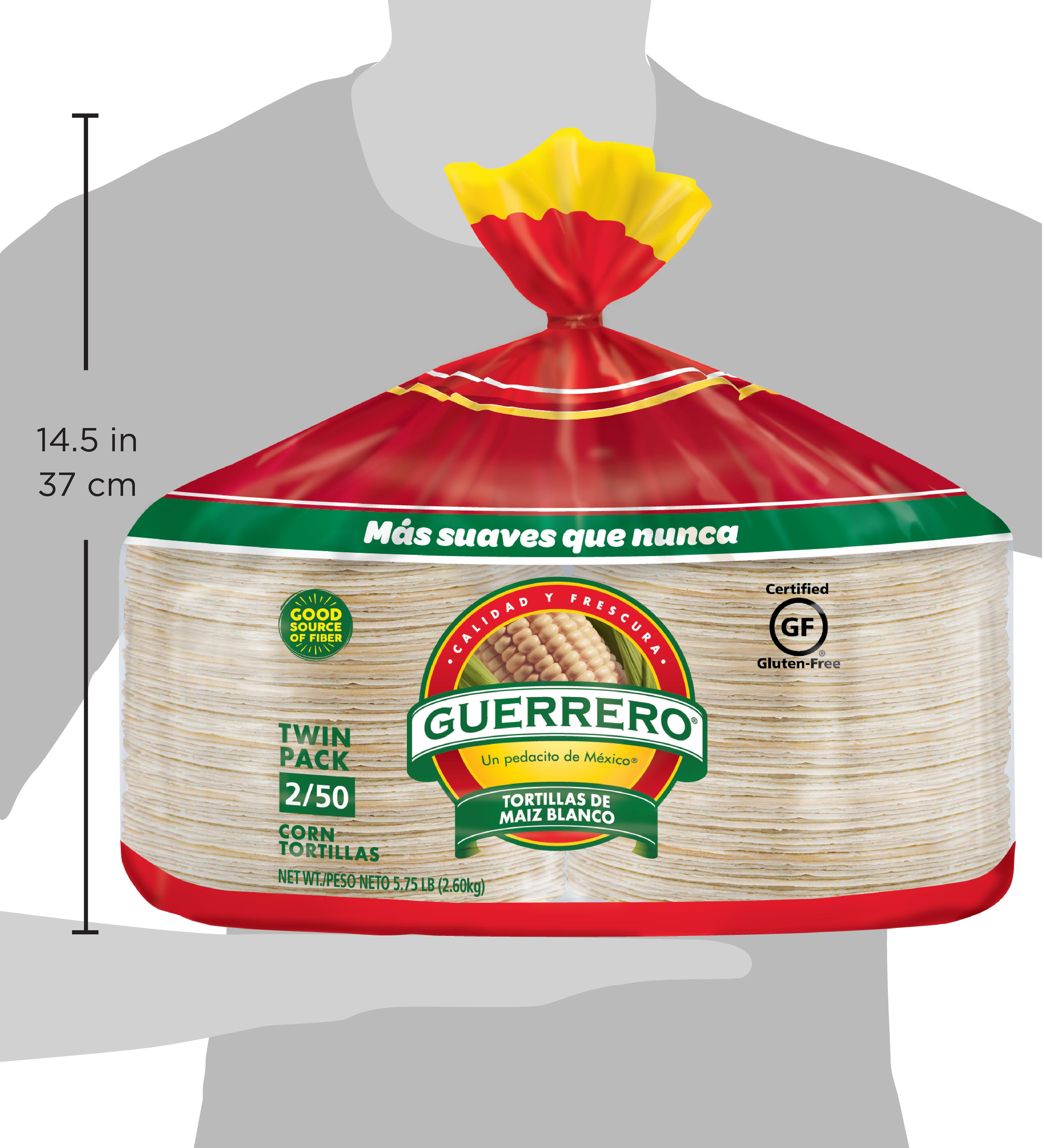 Twin Pack White Corn Tortillas Guerrero Tortillas