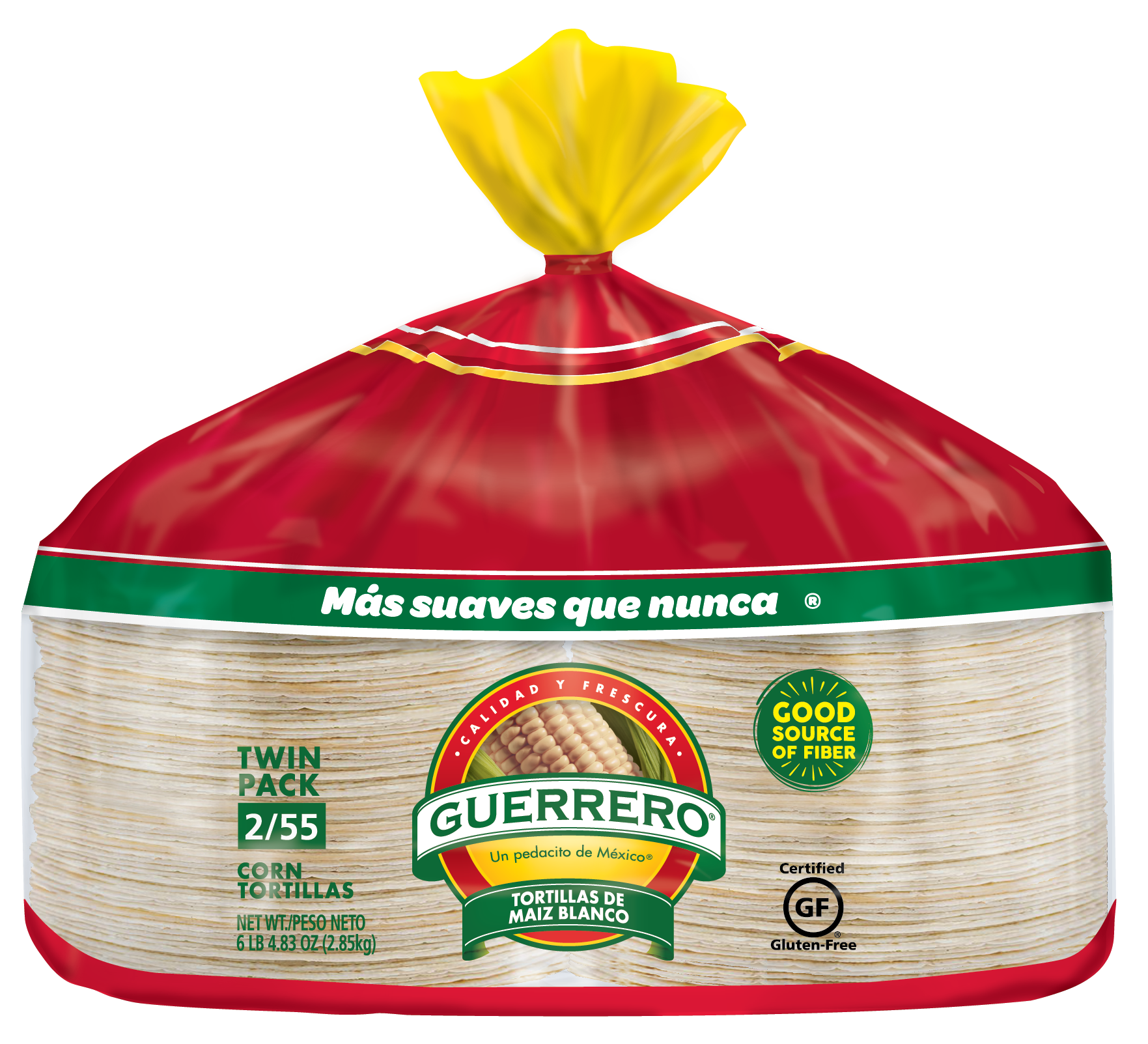 Twin Pack White Corn Tortillas Guerrero Tortillas