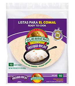 Fresqui-Ricas Ready to Cook Soft Taco Flour Tortillas