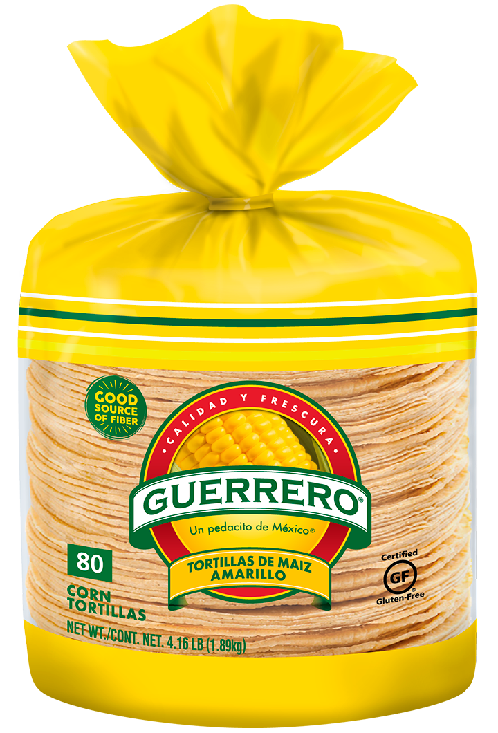 Yellow Corn Tortillas Guerrero Tortillas