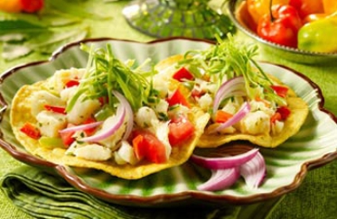 Tostadas a la Veracruzana - Guerrero Tortillas