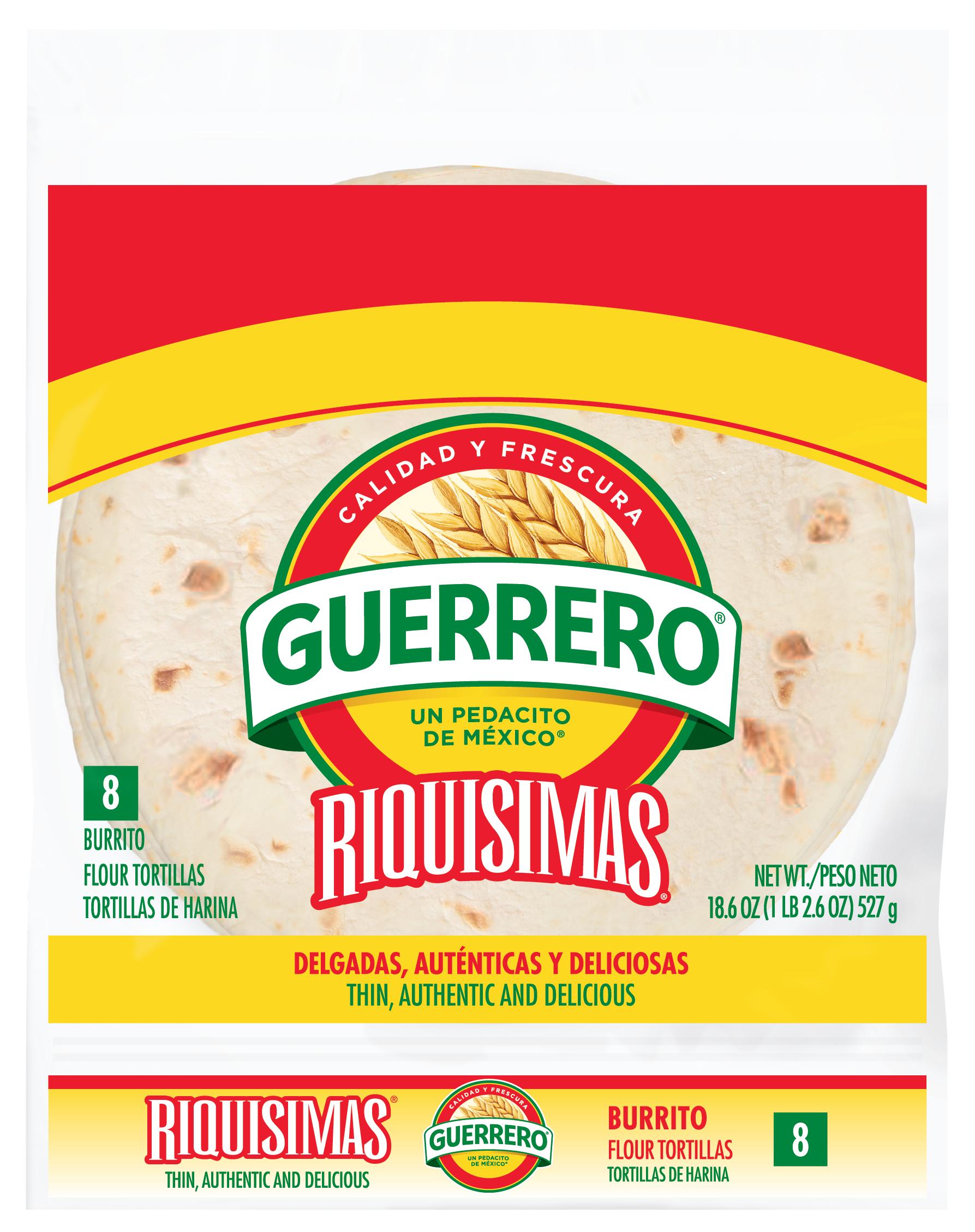 Riquisimas Burrito Flour Tortillas