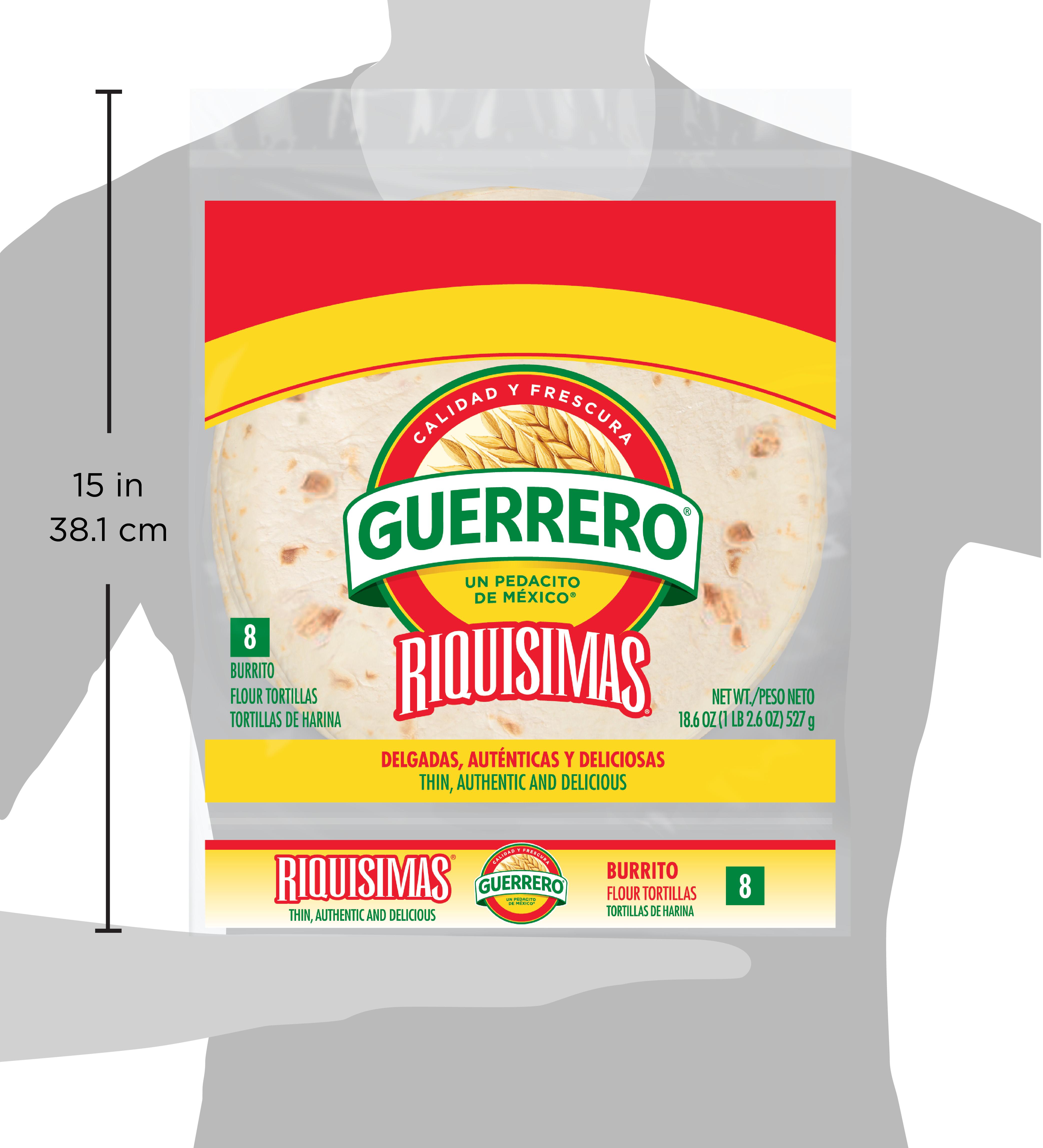 Riquisimas Burrito Flour Tortillas