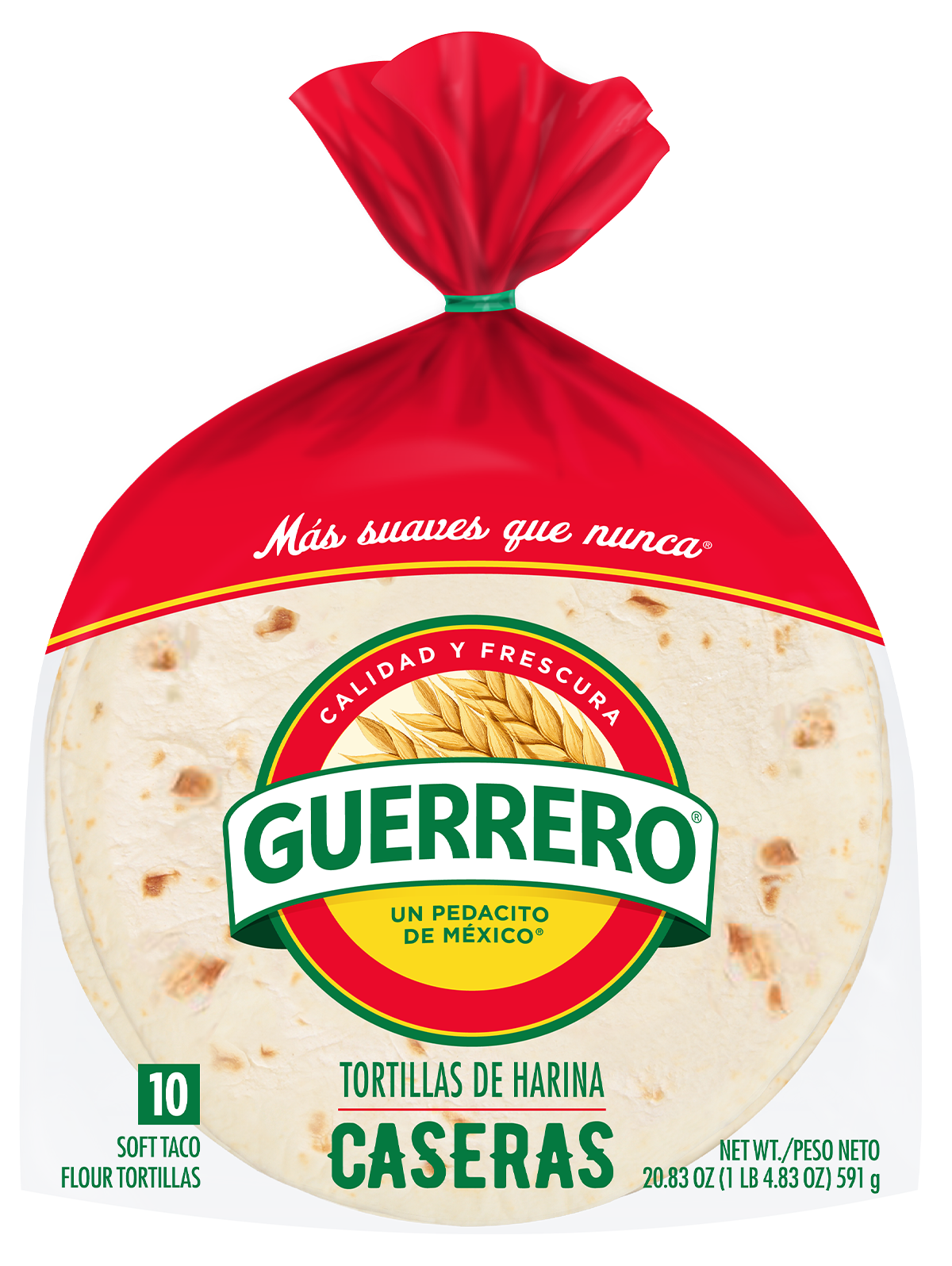 Caseras Soft Taco Flour Tortillas