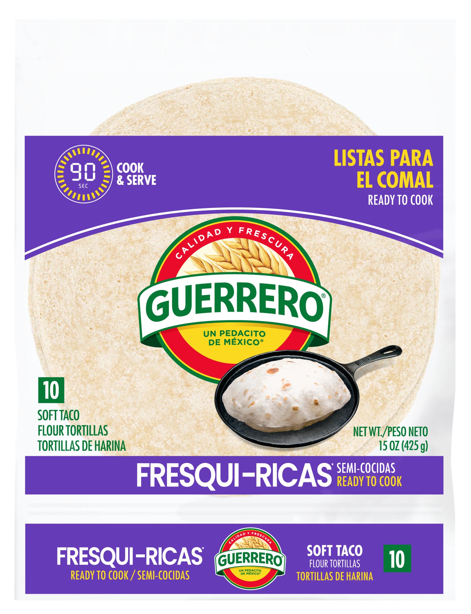 Fresqui-Ricas Ready to Cook Soft Taco Flour Tortillas