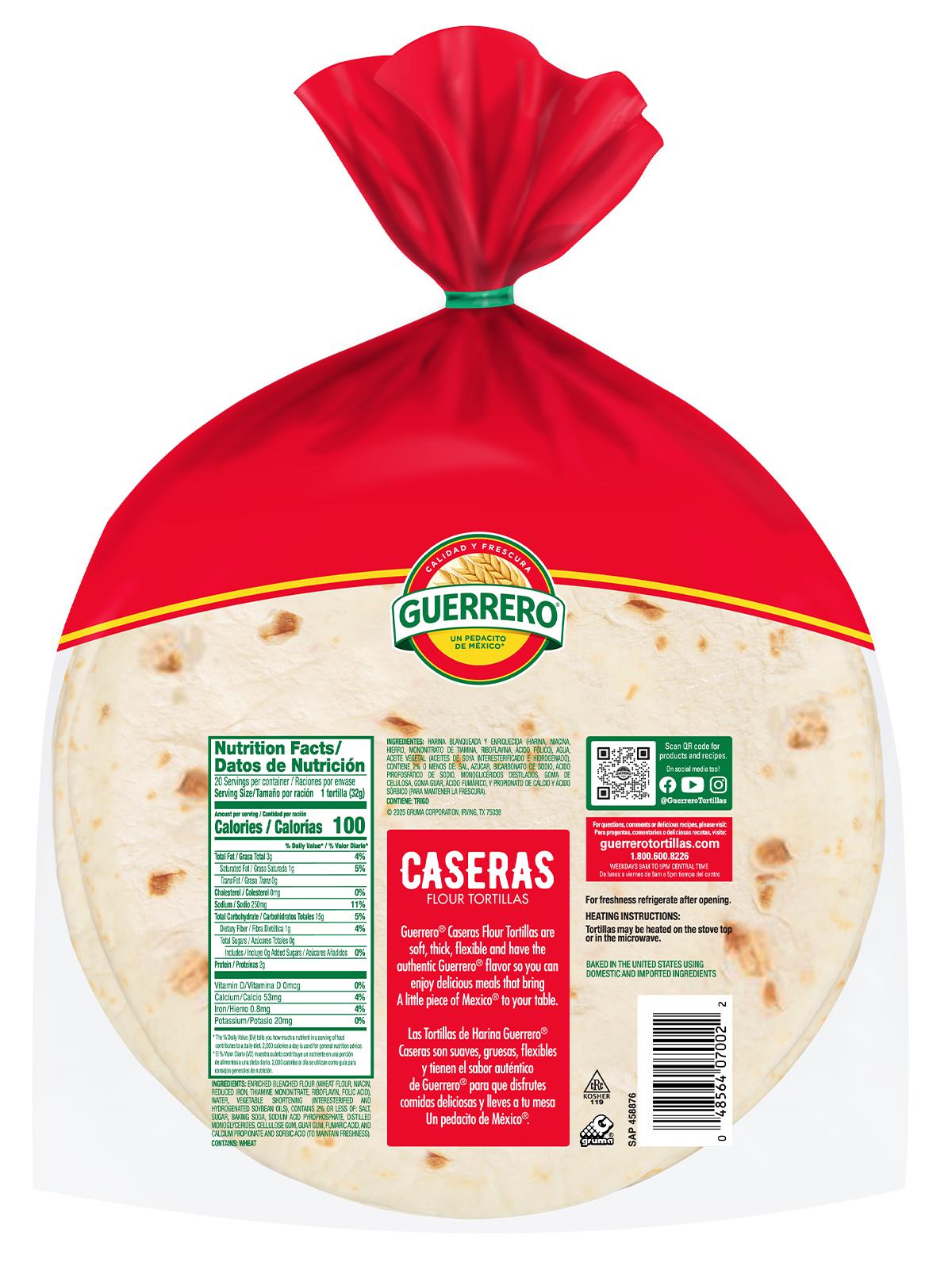 Caseras Fajita Flour Tortillas