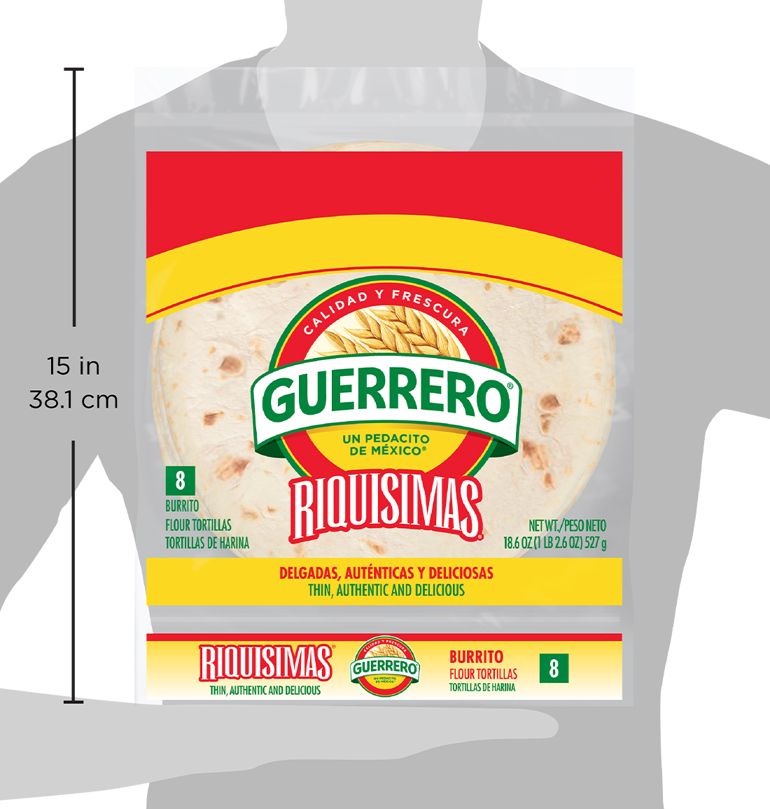 Riquisimas Burrito Flour Tortillas