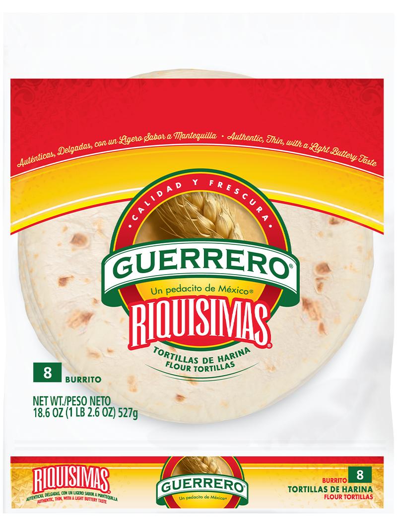 Tortillas de Harina Riquísimas Guerrero Burrito