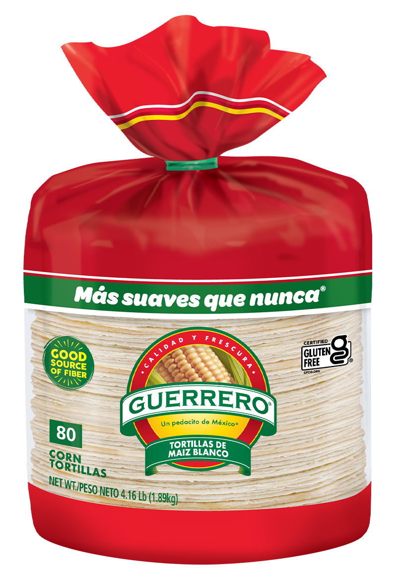 White Corn Tortillas - Guerrero Tortillas