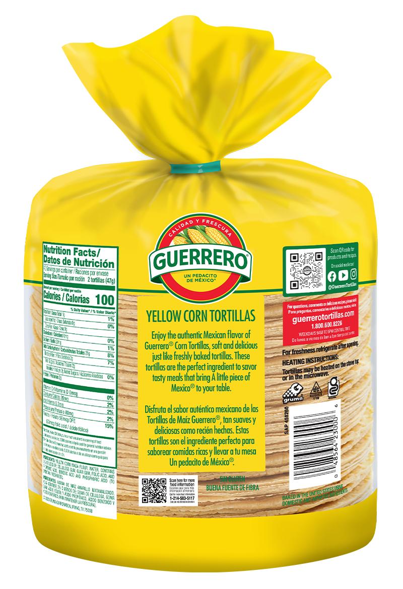 Tortillas de Maíz Amarillo