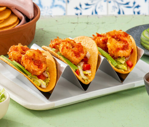 Air Fryer Low-Carb Coconut Shrimp Tacos