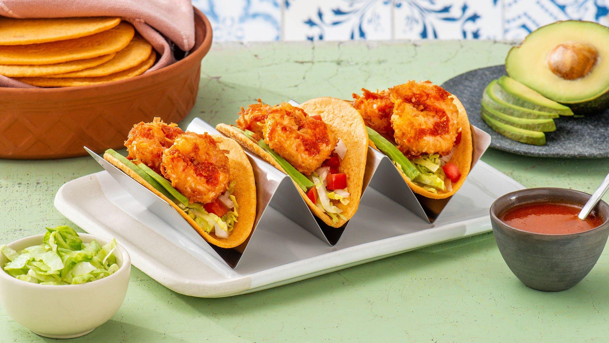 Air Fryer Low-Carb Coconut Shrimp Tacos
