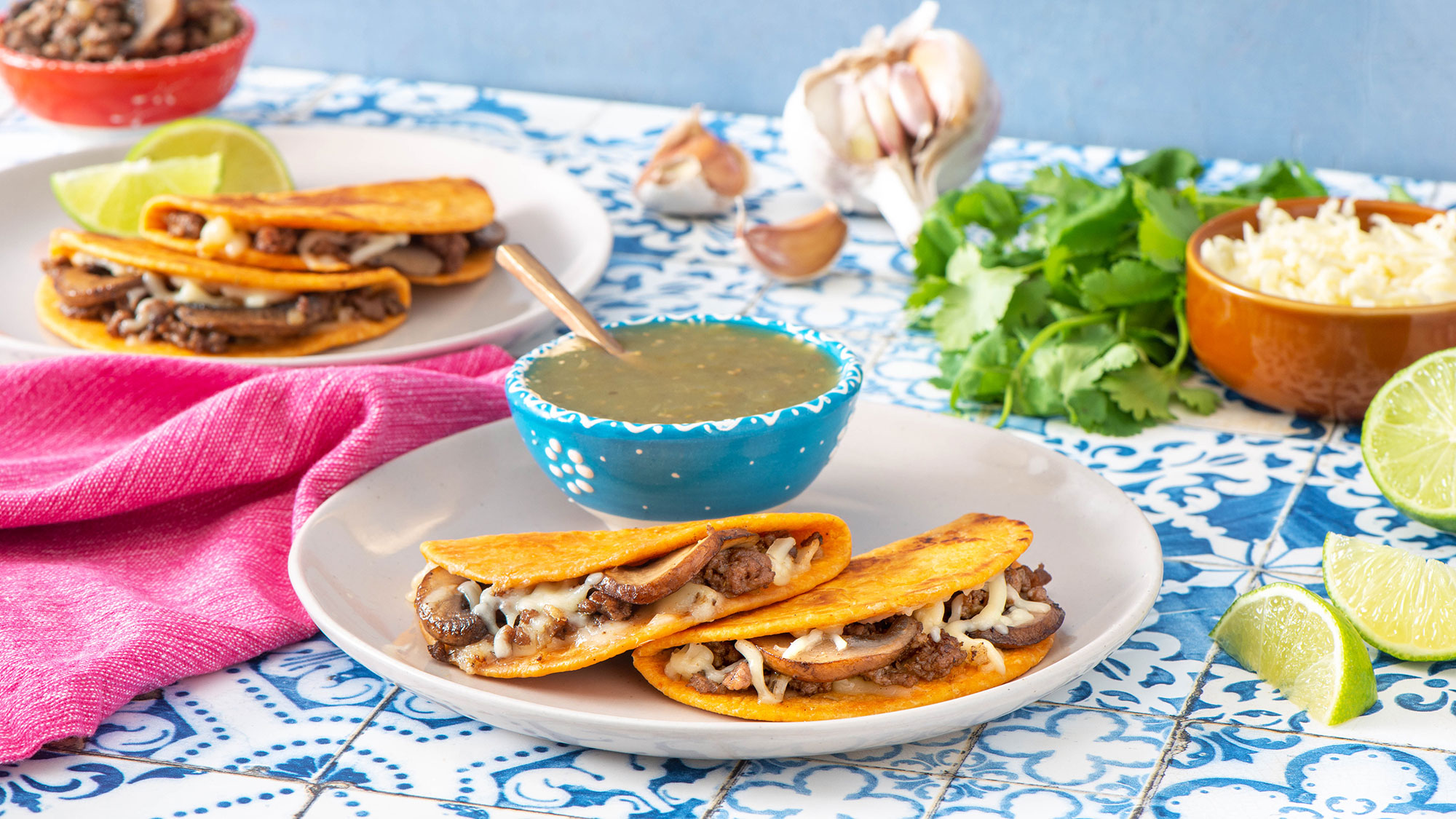Tacos Mexicanos de Picadillo Bajos en Carbohidratos