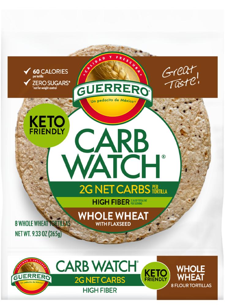Carb Watch Whole Wheat Tortillas