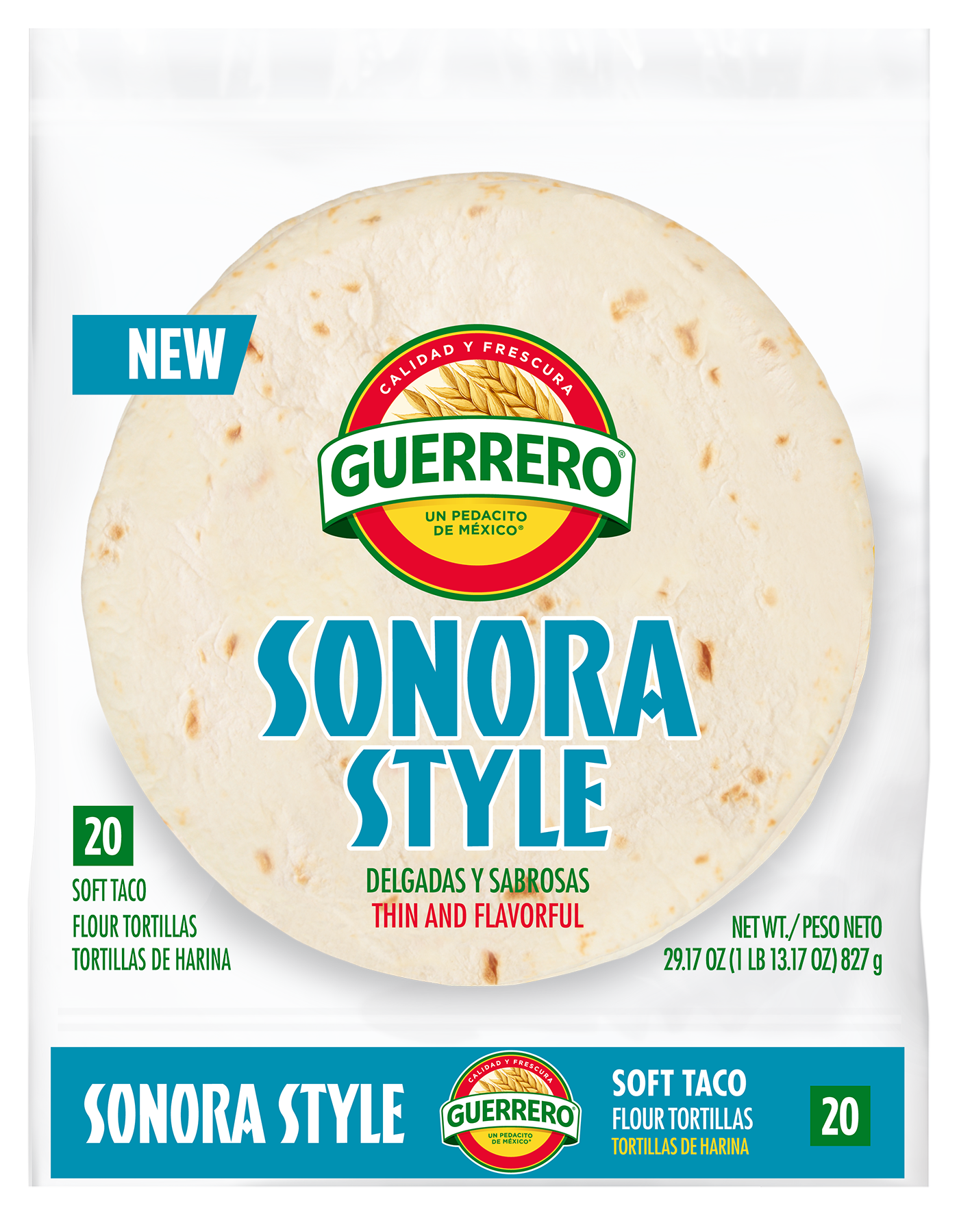 Sonora Style Soft Taco Tortillas