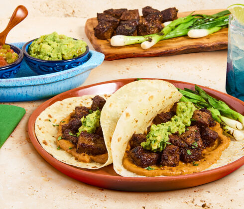 Sonoran Carne Asada Tacos