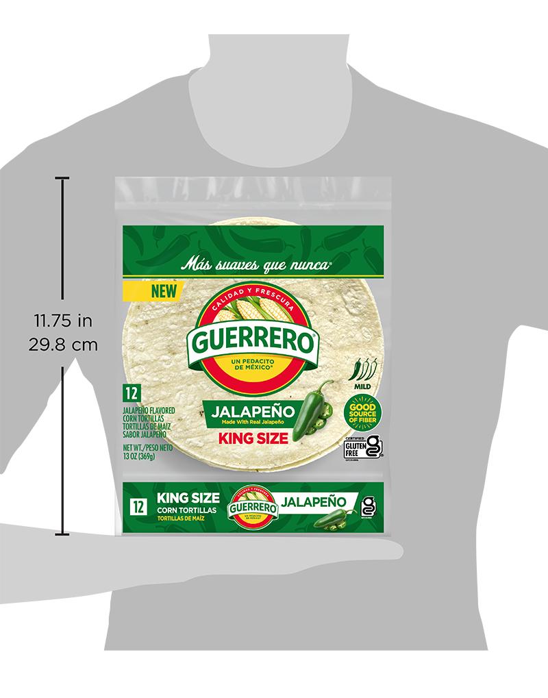 Jalapeño Corn King Size Tortillas
