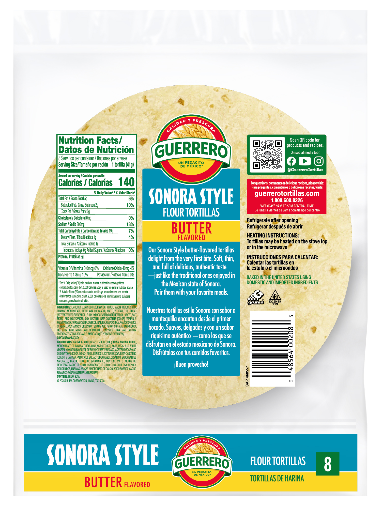 Sonora Style Butter Flour Tortillas